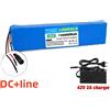 Batteria al litio ricaricabile 10S3P 36V 150Ah 18650 da 1000W per biciclette e scooter elettrici con BMS