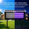 JOYINLED Lampada antizanzare solare JOYINLED con 3 luci LED, rete in carbonio, impermeabile per esterni, ricaricabile tramite USB/solare per giardino e patio