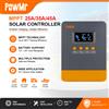 PowMr Regolatore di Carica Solare MPPT PowMr 25A 35A 45A PRO M25 M35 M45 12V/24V Automatico con Display LCD per Batterie al Piombo, Litio, LiFePO4 - Sistema Solare Off-Grid - Disponibilità Locale DE PL
