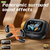NONE NE27 Auricolari Bluetooth Wireless Open Ear con Gancio Auricolare, Schermo Touch HD, Traduzione AI in 150+ Lingue, Cuffie Bluetooth Stereo HiFi, Autonomia 30 Ore, Vestibilità Confortevole, Microfono