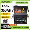 Kuoouk Batteria LiFePO4 Kuoouk 12.8V 350Ah con BMS 12V 4 Stringhe 100A per Camper, Golf Cart, Fuoristrada, Solare, Eolico, Esente da Dazi Doganali