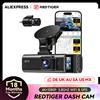 REDTIGER F7NP-EX Dash Cam 4K+1080P con Wi-Fi 5.8GHz e GPS Integrati, Videocamera per Auto con Visione Notturna, Controllo tramite App, Monitoraggio Parcheggio 24 Ore