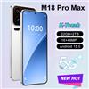 K-Touch Smartphone K-Touch M18 Pro Max 5G, schermo intero da 7.3 pollici, batteria da 7800mAh, telefono cellulare Android 5G, Dual SIM, versione globale sbloccata, 22GB 2TB, smartphone.