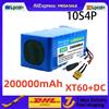 Batteria al Litio 36V 100Ah per Monopattino Elettrico, Pacco Batterie 10S4P 200000mAh 36V 18650