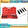 NONE Podofo Set Estrattore Cuscinetti Interni 9 Pezzi 8-32mm, Kit Rimozione Fori Ciechi, Estrattore Ingranaggi Piccoli, Kit Martello Scorrevole Interno
