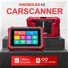 KINGBOLEN [Aggiornamento Gratuito a Vita] KINGBOLEN K8 Elite Scanner Diagnostico Bidirezionale per Tutti i Sistemi, Scanner OBD2 Cablato da 8 Pollici, 34+ Reset, Test Attivi, Funzione ECU, FCA AutoAuth, CANFD &