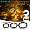 newstyle 1-6 Pezzi Lampada LED da Esterno per Alberi 220V IP65 Impermeabile Luce Calda per Giardino Parco Cortile Lampada Decorativa Faretto Circolare per Alberi