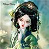 oueneifs ShugaFairy BJD 1/4 Snake D Fullset Distant Mountain Brows Song Abito Cinese Ricamo Paesaggistico Verde Ciano FC Ball Jointed Doll