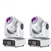 2 pz. 120W Teste Mobili LED Bianche RGBW 8 Colori + 8 Gobo DMX512 Controllo Vocale per Feste, Discoteche, Matrimoni