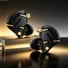 KZ Auricolari HiFi da Gaming ZS12 Pro 2 Flagship 1DD 5BA Hybrid KZ IEM In-Ear Monitor con Driver Dinamico Super Lineare da 10mm, Cavo Staccabile da 0,78mm a 2 Pin Placcato Argento