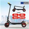 WILDSTRIDE Monopattino Elettrico con Indicatori di Direzione, Motore da 500W, Velocità 35km/h, Batteria 36V 10Ah, Pneumatici da 10 Pollici, Autonomia 35KM, Doppia Sospensione, Pieghevole, Carico Massimo 120KG,
