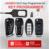 LAUNCH Programmatore di chiavi e telecomandi LAUNCH X431 con 4 telecomandi universali e 1 Super Chip, strumento di scansione immobilizer per IMMO Elite, IMMO Plus, IMMO Pro, IMMO Pad, Pad V, Pad VII