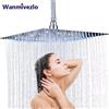 Wanmivezlo Soffione Doccia LED da 16 Pollici, Grande Effetto Pioggia, Accessorio per Rubinetteria Doccia, Soffione Quadrato Ultra-sottile