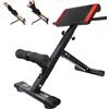 zollor Panca Multifunzione 3-in-1 per Allenamento, Sedia Romana, Trainer Addominale e per la Schiena, Schienale Regolabile a 4 Livelli, Carico 150 kg, Attrezzatura per Allenamento della Forza, Fitness