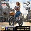BURCHDA 2026 NUOVA R8S(V) Bicicletta Elettrica Pieghevole da Città, Batteria al Litio 48V20AH, Ebike con Pneumatici Fat da 20 Pollici 4.0, Bici Elettrica per Adulti