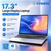 xia man Xiaman 2026 NUOVO Computer Portatile Business Intel 17.3" con Processore Intel Pentium 6500Y, 16GB RAM, 1TB/2TB SSD, Schermo 1920*1080P, Notebook con Windows 11, Lettore di Impronte Digitali, Ideale