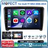Mopect Autoradio Android 15 MOPECT 9 pollici 2 DIN per Audi TT 8J 2006-2014 con CarPlay Wireless, Android Auto, 4+64GB, DAB+, GPS, WiFi, SWC, Radio