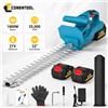 CONENTOOL Tagliasiepi Elettrico CONENTOOL 21V Senza Fili, Tagliasiepi 25000RPM, Lama Doppia 22 Pollici, Batteria 4000mAh, Attrezzo per Giardinaggio e Paesaggistica