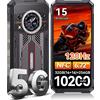 Cubot Smartphone Robusto Cubot KingKong 11 5G, 16+256GB/8+256GB, Batteria 10200mAh, Fotocamera Principale 108MP + Fotocamera Notturna 20MP, Schermo 6,72" FHD+ 120Hz Gorilla Glass, Display Intelligente
