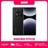 Xiaomi Redmi Note 14 Pro 5G NFC Smartphone MediaTek Dimension 7300-Ultra Schermo AMOLED 6,67" 1,5K 120 Hz 5110 mAh Fotocamera da 200 MP