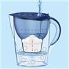 NONE Caraffa filtrante per acqua da 3,5 litri, sistema di purificazione dell'acqua a 7 stadi, filtro con manico ergonomico, purificatore d'acqua potabile per uso domestico, ecologico, per uso quotidiano,