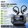 NONE NE25 M98 TWS Wireless Earbuds Bluetooth 5.3 Noise-Cancelling Headphones Waterproof Sports Gaming Earphones Long Battery Life Hi-Fi Stereo Sound Wireless Headset
