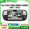 srnubi Autoradio Multimediale con Schermo Touch da 7 Pollici, Navigazione GPS, Supporto CarPlay Wireless e Android Auto, Compatibile con FIAT 500 Abarth 2007-2015