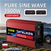 TATALIKEN Inverter a Onda Sinusoidale Pura da 3500W per Casa e Esterni con Display Digitale, Ventola Intelligente e Porta USB-C per Viaggi