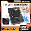 podofo Subwoofer attivo sottile Podofo da 8 pollici per auto, compatto, da posizionare sotto il sedile, con alloggiamento e amplificatore integrato, altoparlante con cavo audio.