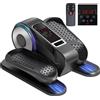 Gamewiu Cyclette Ellittica Portatile da Scrivania, Mini Pedaliera Elettrica Silenziosa Completamente Assemblata con Telecomando e Display LCD, 12 Modalità Manuali e Automatiche per Adolescenti, Anziani e