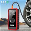EAFC Compressore d'aria portatile per auto da 150 PSI, gonfiatore elettrico wireless da 4500 mAh, pompa 12V DC per SUV, MPV, moto e biciclette con ricarica USB