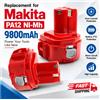 Kit batteria ricaricabile Ni‑MH ad alta capacità da 9,8 Ah 12 V con caricabatterie compatibile con trapano elettrico Makita 12 V PA12 1220 1222 1233 1235 Magazzino UE Polonia Consegna in 3‑7 giorni