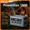NONE Stazione di Alimentazione Portatile OSCAL PowerMax 1800, 2048Wh Espandibile, Generatore Solare da 1800W con USB‑C PD da 100W, Batteria di Backup LiFePO4 per Campeggio all'Aperto, Camper ed Emergenze