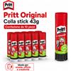 Pritt Confezione da 10 pacchi Pritt Colla Stick 43 g,10 stick totali per carta, cartoncino, lavoretti, scuola, ufficio e fai da te