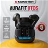 Monster XT05 Auricolari Sportivi Bluetooth 6.0 con Suono Stereo Hi-Fi, Cuffie Wireless TWS Impermeabili IPX4 con APP