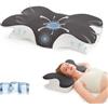 NONE Cuscino Ergonomico in Memory Foam, Design a Doppio Lato Esteso 61,5 cm, Lati Selezionabili 13 cm/9 cm, Rivestimento Traspirante Rinfrescante, Supporto Cervicale Multiposizione