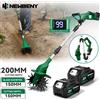 Yofidra NEWBENY Motozappa Elettrica, Coltivatore Senza Fili, Rasaerba, Scarificatore, Utensile Multifunzione da Giardino per Batteria Makita 21V