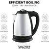 NONE Bollitore elettrico WETECH W6202 da 1,8 litri in acciaio inossidabile, 2200W, ebollizione rapida, spegnimento automatico, alimentazione AC 220-240V, per uso domestico.