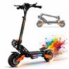 Monopattino Elettrico Fuoristrada T50 PRO con Doppio Motore, Batteria 60V25.6AH, Ruote da 11" per Ogni Tipo di Terreno, Pieghevole con Doppio Freno Idraulico