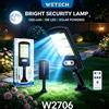 NONE Lampada Solare di Sicurezza con Sensore di Movimento, Impermeabile, Accensione Automatica al Crepuscolo per Giardino e Illuminazione Esterna