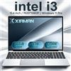 xia man Laptop Ultra-sottile Xiaman Business 15.6' Intel Core I3-6100U, Notebook PC con Tastiera Retroilluminata, 1920*1080P, 16GB RAM, 1TB SSD, Computer per Ufficio e Studio, Windows 11, Sblocco con Impronta