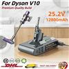 Batteria Ricaricabile di Alta Qualità 25.2V 12800mAh per Aspirapolvere, Compatibile con Dyson V10 Absolute e Animal V10