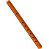 Riiichflowshop Tradizionale flauto di bambù a 6 fori clarinetto strumento musicale per studenti colore legno bambù