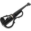 SIUKE 4/4 Violino Full Size Set in Fibra di Carbonio Violino Elettrico Silenzioso Professionale per Principianti Studenti Studenti della Scuola Spalla con Cuffie Cavi di Collegamento Spalline Kit