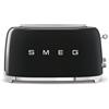 Smeg toaster (tsf02bleu) black schwarz