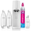 Sodastream soda maker terra megapack qc white incl 3 bottles (2270213)