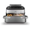 Philips airfryer na565 02 megabasket 9,5l 2750w silver black (na565/02)