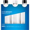 Sodastream pet bottle universal (3 bottles, 1l, black) (2260525)
