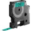 Dymo schriftband 40919 green black schwarz (s0720740)