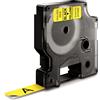 Dymo schriftband 45018 yellow black (s0720580)